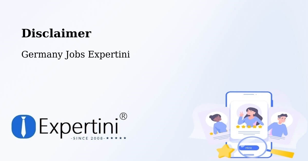 Disclaimer – Aachen - Germany Jobs Expertini